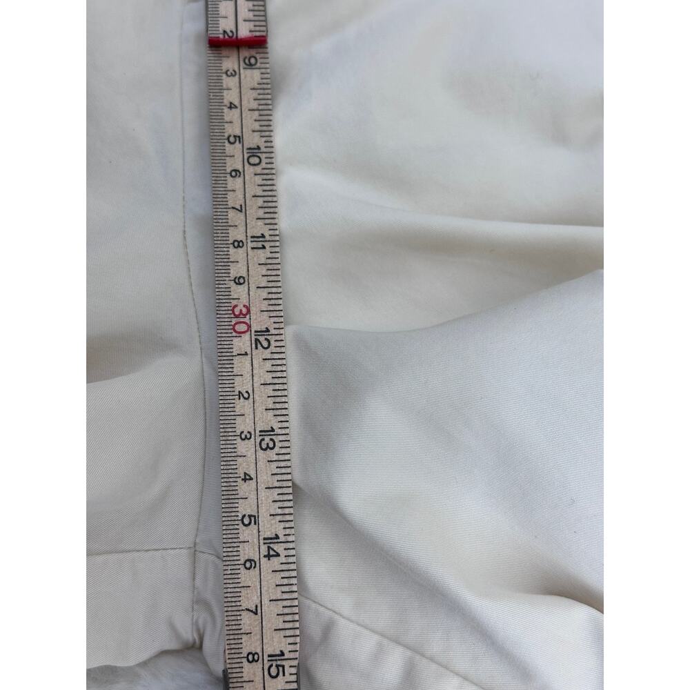 Mare by Anthropologie Wide Leg Culotte Cotton Pants Ivory Women's M High Rise - Picture 11 of 13